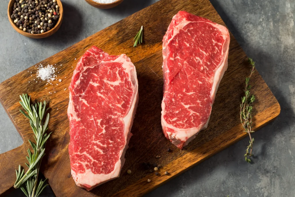 Raw Red Organic New York Strip Steak